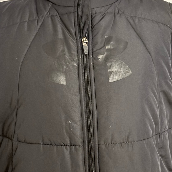Boys Under Armour puffer vest XL ski snow kids jacket UA girls unisex warm cozy - Picture 3 of 8